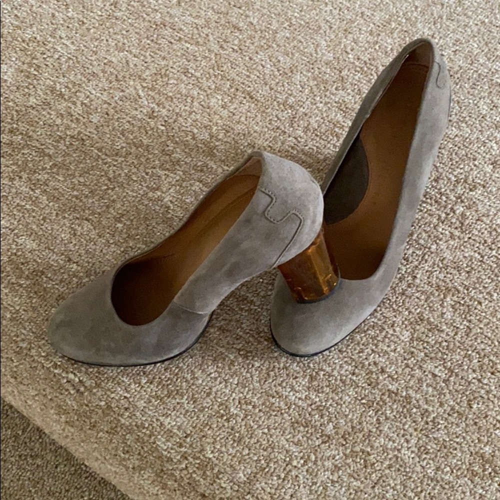 Suede shoes